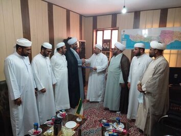 دیدار ائمه جمعه اهل سنت بندر لنگه با اداره تبلیغات اسلامی