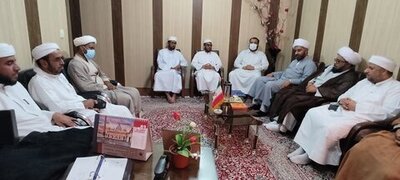 دیدار ائمه جمعه اهل سنت بندر لنگه با اداره تبلیغات اسلامی