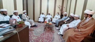 دیدار ائمه جمعه اهل سنت بندر لنگه با اداره تبلیغات اسلامی