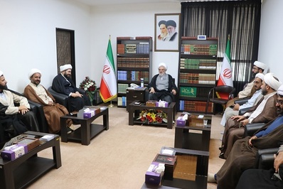 دیدار مدیران کل استان‌های تلفیقی سازمان تبلیغات اسلامی با امام جمعه بندرعباس