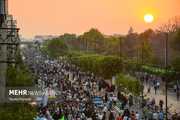راهپیمایی کیلومتری غدیر در استان‌ها