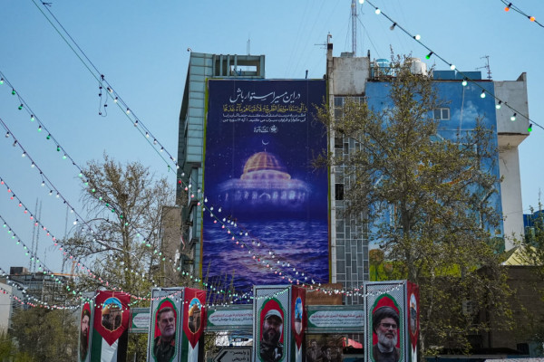 دیوارنگاره جدید میدان فلسطین رونمایی شد