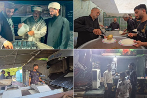 موکب‌های هرمزگان در مسیر خدمت‌رسانی به زائران آیین تشییع امام شهید