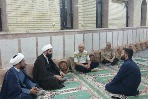 مسجد و خانه عالم؛ محور بازدید رئیس تبلیغات اسلامی بندرلنگه از محله حسین‌آباد